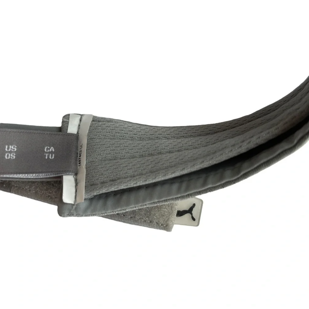 Puma visor adjustable grey black logo sports summer - Picture 9 of 10